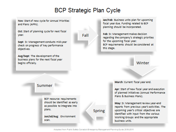 chart showing strategic planning cycle