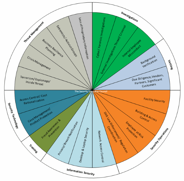 chart showing potential realm of CSO responsibilities